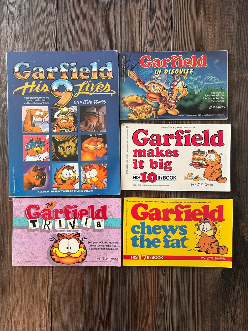 Garfield Comics Softcover Books Bundle
